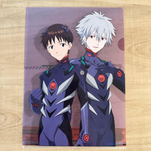 2 Neon Genesis Evangelion Anime Ichiban Kuji Visual Art Sheet Clear File Poster - Picture 4 of 8